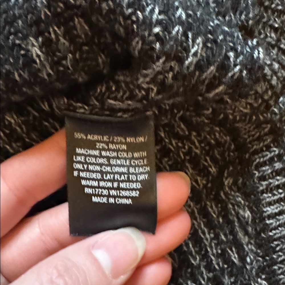 Mossimo Supply Crew Neck Sweater black knit Medium - Picture 3 of 6